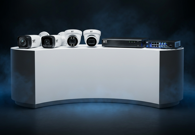 Оборудование видеонаблюдения ST