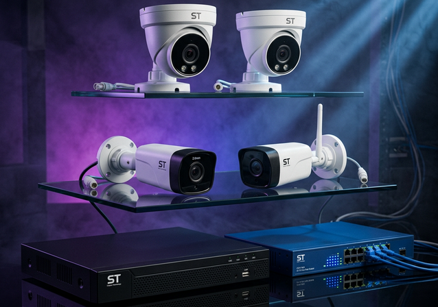 Оборудование видеонаблюдения ST
