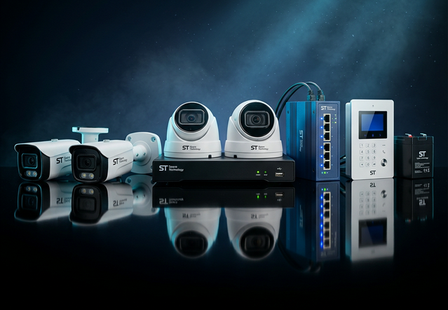 Оборудование видеонаблюдения ST