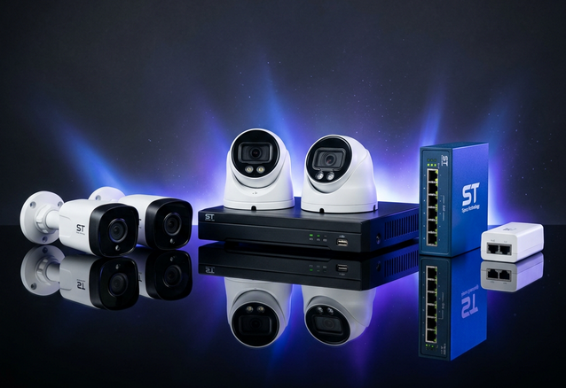 Оборудование видеонаблюдения ST